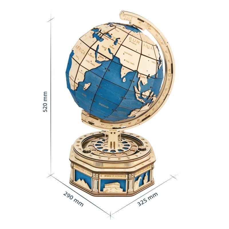 Robotime Globe - 3D Wooden Puzzle