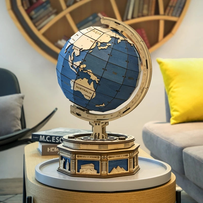 Robotime Globe - 3D Wooden Puzzle