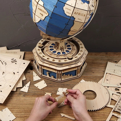 Robotime Globe - 3D Wooden Puzzle